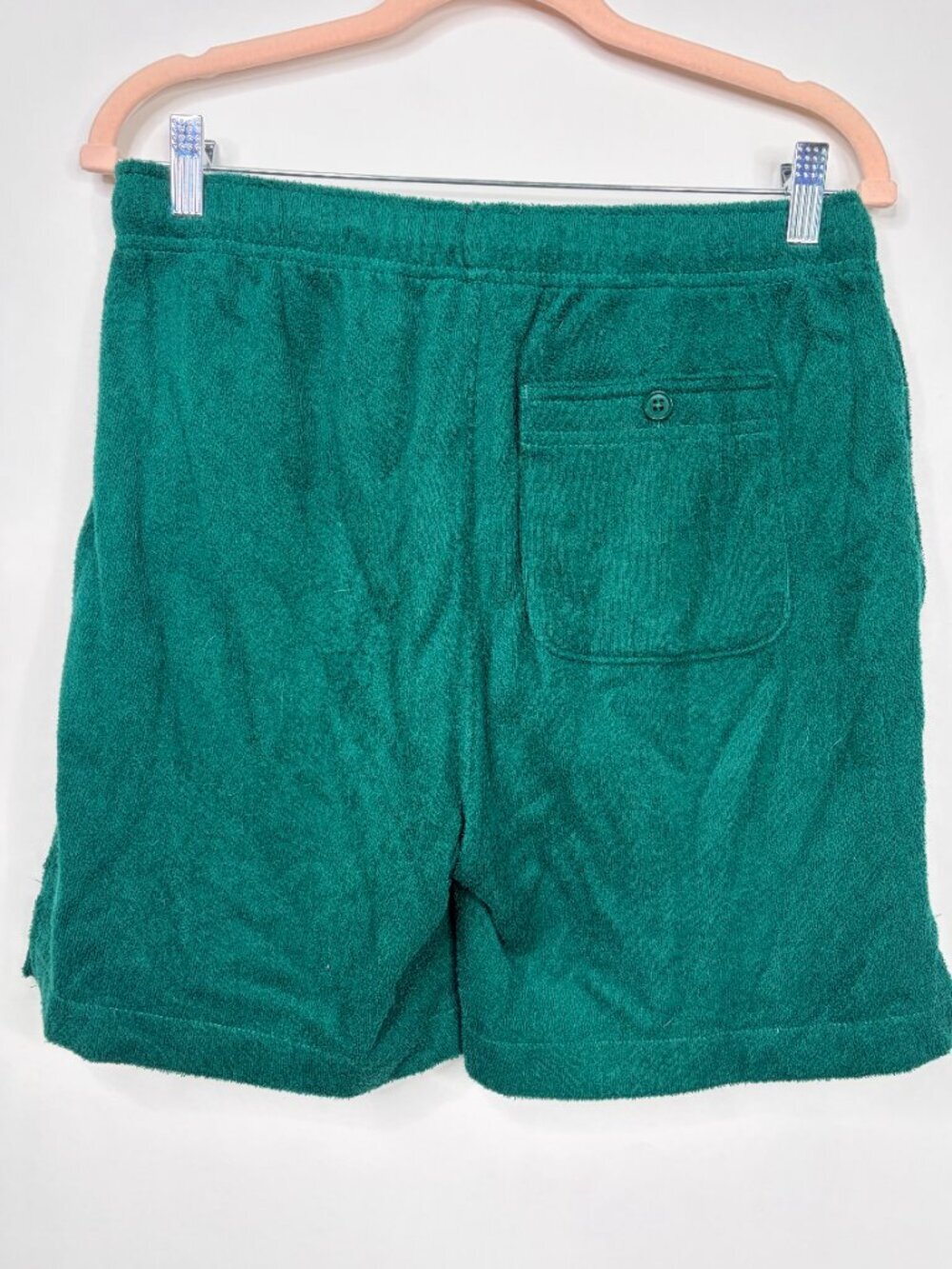 J. Crew 6.5" Short in Terry Cloth Mid Rise Deep Forest Small #A3015 - Picture 3 of 7